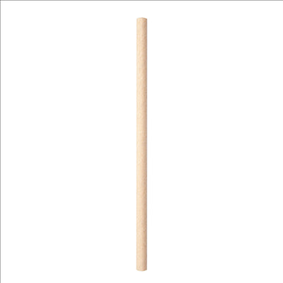 PAILLES DROITES COCKTAIL 'PAPER' Ø0,60x14 CM NATUREL KRAFT (3000 UNITÉS)