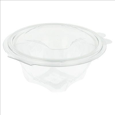 SALADIERS AVEC CHARNIÈRE 500 ML Ø 13,1x8,4 CM TRANSPARENT RPET (600 UNITÉS)