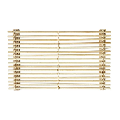 TAPIS DE TABLE DE PRÉSENTATION 53x32,5 CM NATUREL BAMBOU (10 UNITÉS)