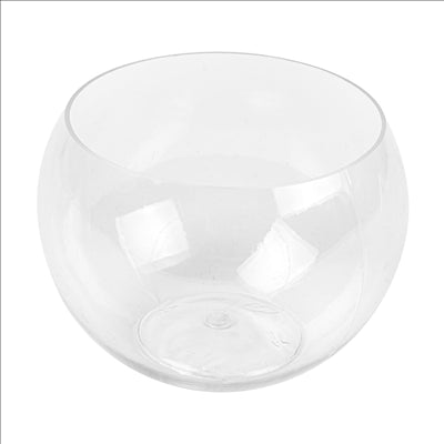 RÉCIPIENTS INJECTÉS "SPHERE" 150 ML 6,3x5 CM TRANSPARENT APET (100 UNITÉS)