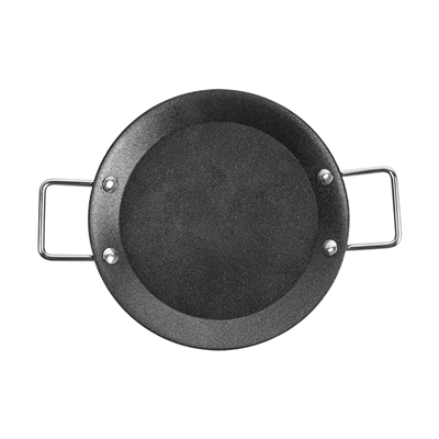 MINI POÊLES Ø 12,8x1,2 CM NOIR ACIER (6 UNITÉS)