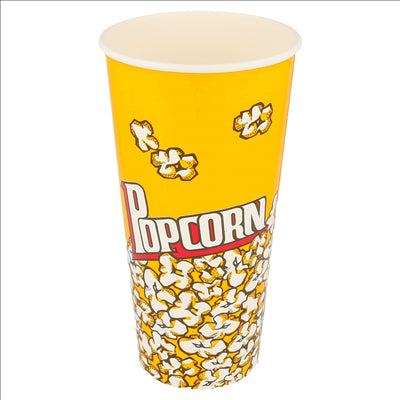RÉCIPIENTS POUR POP-CORN 720 ML 230 +20 PE G/M2 Ø 9,5/6,5x17,7 CM CARTON (1000 UNITÉS)