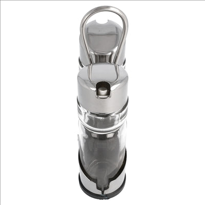 HUILIERS 2 PIÈCES 11x5,5x21,5 CM TRANSPARENT VERRE (1 UNITÉ)