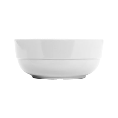 BOLS 'ASAMI WARE' 600 ML Ø 14x5,6 CM BLANC MÉLAMINE (12 UNITÉS)