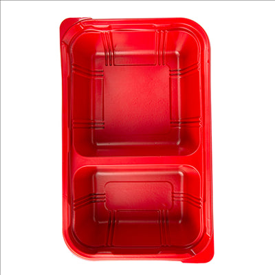 BARQUETTES MICRO-ONDABLES REPAS INDIVIDUEL 23,9x15x4,5 CM NOIR PP (400 UNITÉS)