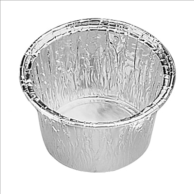 RÉCIPIENTS PÂTISSERIE 120 ML Ø 8,5/7,6x3,9 CM ALUMINIUM (100 UNITÉS)