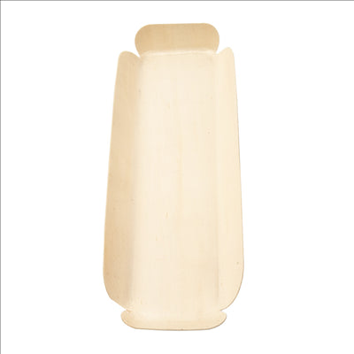 BARQUETTES RECTANGULAIRES 'WOOD' 22x8x2 CM NATUREL BOIS (200 UNITÉS)