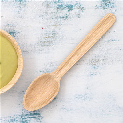 CUILLÈRES 'ARECA' 17 CM NATUREL ARECA (500 UNITÉS)