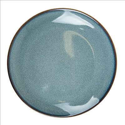 ASSIETTES 'AKALA' Ø21x14,5x2,7 CM BLEU STONEWARE (6 UNITÉS)