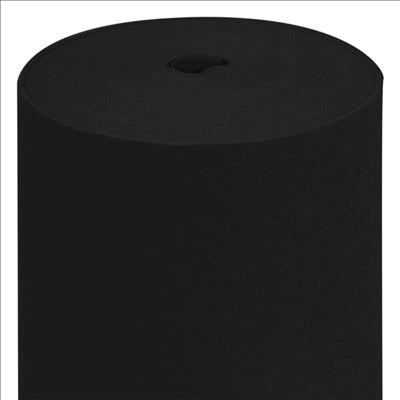 NAPPE EN ROULEAU 55 G/M2 1,20x50 M NOIR AIRLAID (1 UNITÉ)