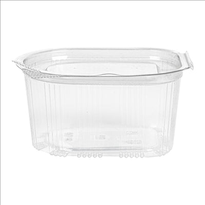 PETITS POTS + COUVERCLE INCLUS 80 ML 7,5x5,5x3,7 CM TRANSPARENT PET (1000 UNITÉS)