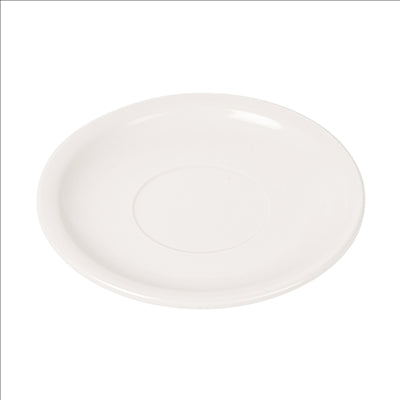 SOUCOUPES CAFÉ 'ASAMI WARE' Ø 13,8 CM IVOIRE MÉLAMINE (12 UNITÉS)