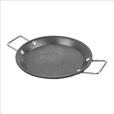 MINI POÊLES Ø 12,8x1,2 CM NOIR ACIER (6 UNITÉS)
