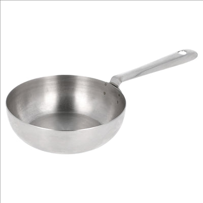 MINI POÊLE 'ARTINOX' Ø 10x3 CM ARGENTE INOX (12 UNITÉS)