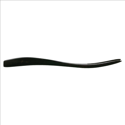 MINI FOURCHETTES 9 CM NOIR BAMBOU (50 UNITÉS)