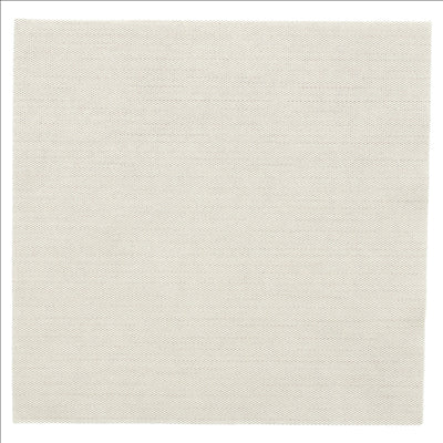 SERVIETTES P. 1/4 'LIKE LINEN' 70 G/M2 50x50 CM CREME SPUNLACE (400 UNITÉS)