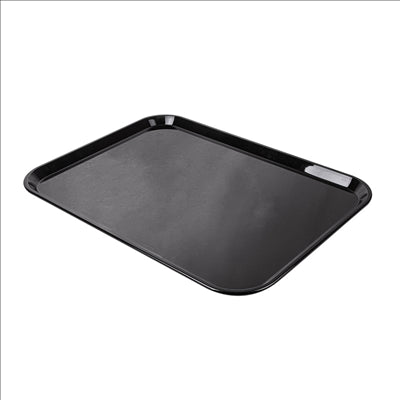 PLATEAU POUR COUPOLE 40,5x56 CM NOIR POLYCARBONATE (1 UNITÉ)