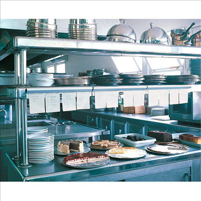 RACK GLISSANT POUR COMMANDES 46x5,4 CM ARGENTE INOX (1 UNITÉ)