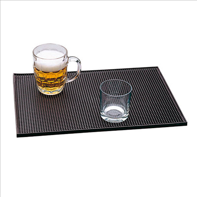 TAPIS AIRE SERVICE "RAIL MATE" 45,5x30,5 CM NOIR GOMME (1 UNITÉ)