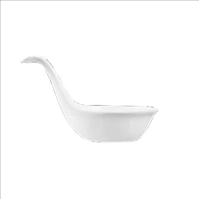 MINI CUILLÈRES 10x5,2x5,2 CM BLANC PORCELAINE (12 UNITÉS)