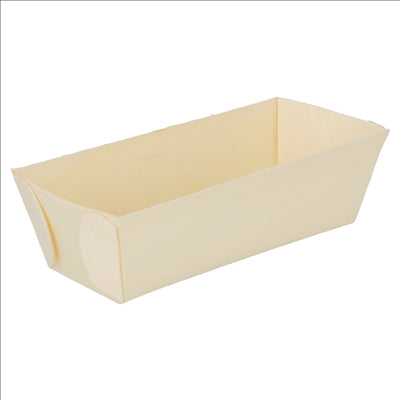 BARQUETTES RECTANGULAIRES 10x4,5x3 CM NATUREL BOIS (500 UNITÉS)