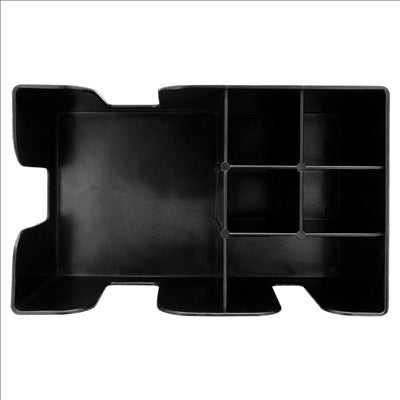 "BAR CADDY" 24x14,5x10,5 CM NOIR PLASTIQUE (1 UNITÉ)