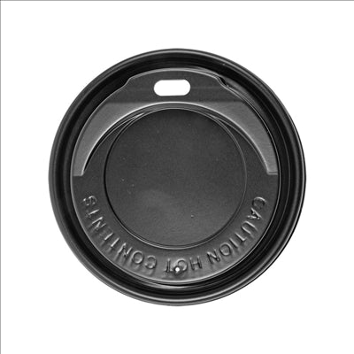 COUVERCLES HAUTS POUR GOBELETS 240 ML NOIR PS (1000 UNITÉS)