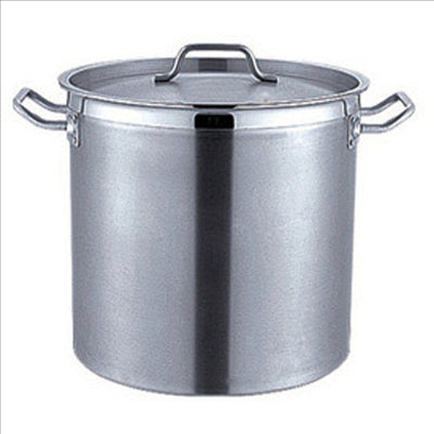 MARMITE AVEC COUVERCLE 24 L Ø 34,1x32 CM ARGENTE INOX (1 UNITÉ)