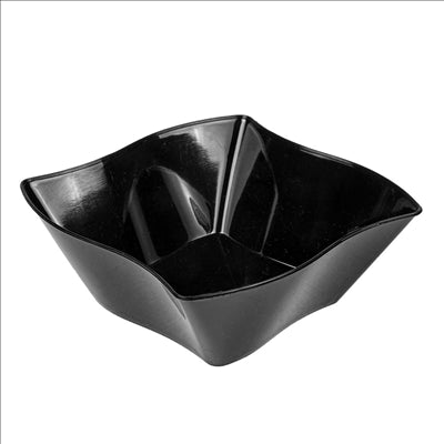MISES EN BOUCHE RÉUTILISABLES "ÉTOILE" 150 ML 9x9x3,5 CM NOIR PS (600 UNITÉS)