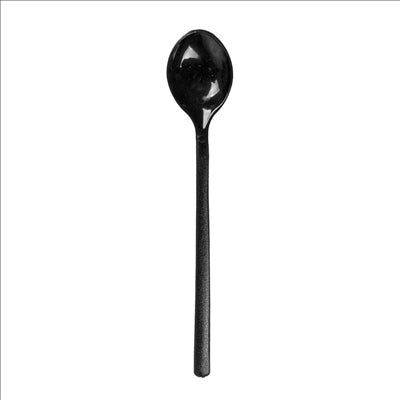 MINI CUILLÈRES RÉUTILISABLES MISE EN BOUCHE 10,5 CM NOIR PS (4000 UNITÉS)