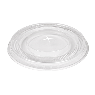 COUVERCLES PLATS À CROIX POUR 224.02 Ø 9,5x0,8 CM TRANSPARENT PLA (800 UNITÉS)