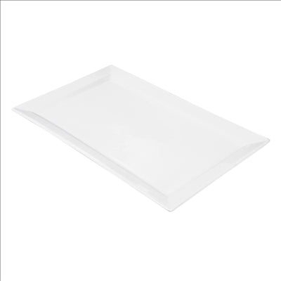 ASSIETTES RECTANGULAIRES 45x28 CM BLANC PORCELAINE (6 UNITÉS)