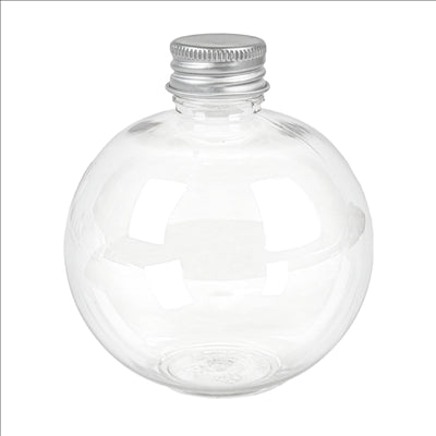 FLACONS AVEC BOUCHON EN ALUMINIUM 250 ML Ø8x9,1 CM TRANSPARENT PET (150 UNITÉS)