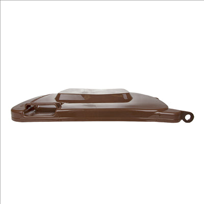 COUVERCLE POUR CONTENEUR 240L 71x56x7,4 CM MARRON HDPE (1 UNITÉ)
