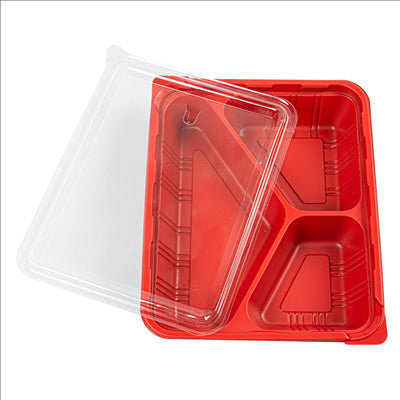 BARQUETTES MICRO-ONDABLE REPAS INDIVIDUEL 22,5x18x4,5 CM NOIR PP (400 UNITÉS)