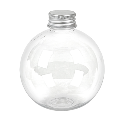 FLACONS SPHÉRIQUES AVEC BOUCHON EN ALUMINIUM 350 ML Ø9x10,1 CM TRANSPARENT PET (150 UNITÉS)