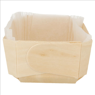 400 U. BARQUETTES BOIS + MOULES SILICONÉS 400 ML 14x9x4,5 CM NATUREL BOIS (400 UNITÉS)