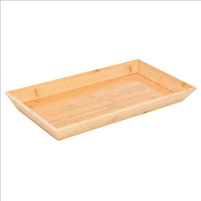 PLATEAU RECTANGULAIRE 36,2x19,1x3,8 CM NATUREL BAMBOU (1 UNITÉ)