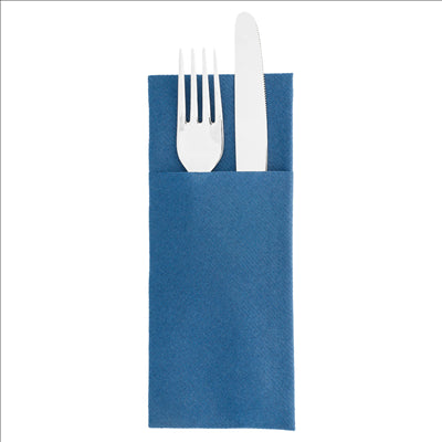 SERVIETTES "CANGURITO" 55 G/M2 33x40 CM BLEU MARINE AIRLAID (700 UNITÉS)
