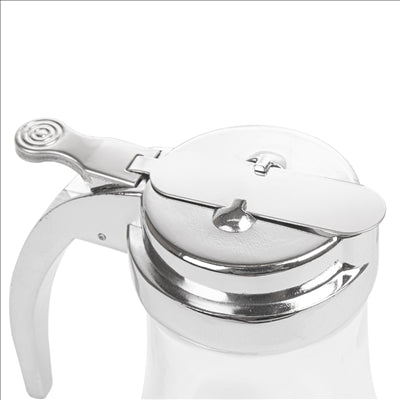 DISTRIBUTEUR SIROUP 220 ML 7x7x9,3 CM TRANSPARENT VERRE (1 UNITÉ)