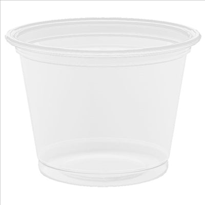 PETITS POTS MICRO-ONDABLES 30 ML Ø4,5x3,3 CM TRANSPARENT PP (2500 UNITÉS)