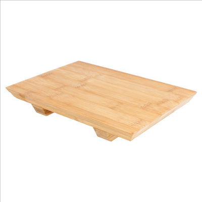 BASES RECTANGULAIRES 20,5x15x3 CM NATUREL BAMBOU (1 UNITÉ)