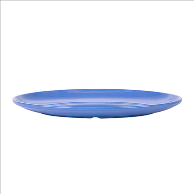 ASSIETTES OVALES 'ASAMI WARE' 25,5x18 CM BLEU MÉLAMINE (15 UNITÉS)