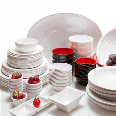 RÉCIPIENTS 'ASAMI WARE' 13x9,4x5,3 CM BLANC MÉLAMINE (12 UNITÉS)