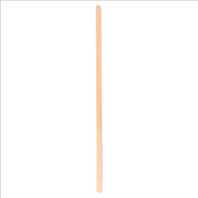 AGITATEURS CAFÉ EN SACHET INDIVIDUEL 0,6x14x0,1 CM NATUREL BOIS (500 UNITÉS)