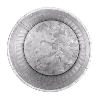 GOBELETS POUR FRITURES 200 + 25PE G/M2 Ø9,5x8 CM METAL ACIER (12 UNITÉS)