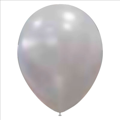 BALLONS MÉTALLISÉS  Ø 28 CM ASSORTI LATEX (100 UNITÉS)