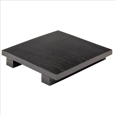 BASE SUSHI 15x15x2,5 CM NOIR BAMBOU (1 UNITÉ)