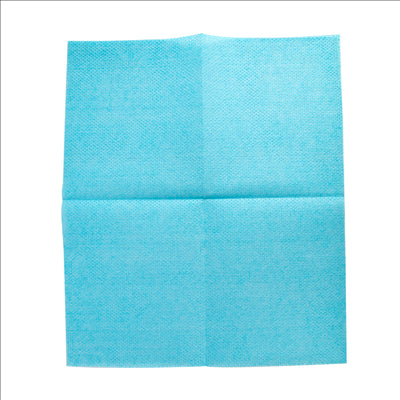 25 U. LAVETTES "SUPER PERFOKLEEN" 80 G/M2 36x42,5 CM BLEU VISCOSE (6 UNITÉS)