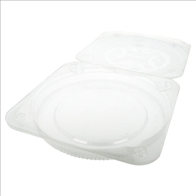 RÉCIPIENTS TARTES ET OMELETTES Ø 20x4CM TRANSPARENT APET (280 UNITÉS)